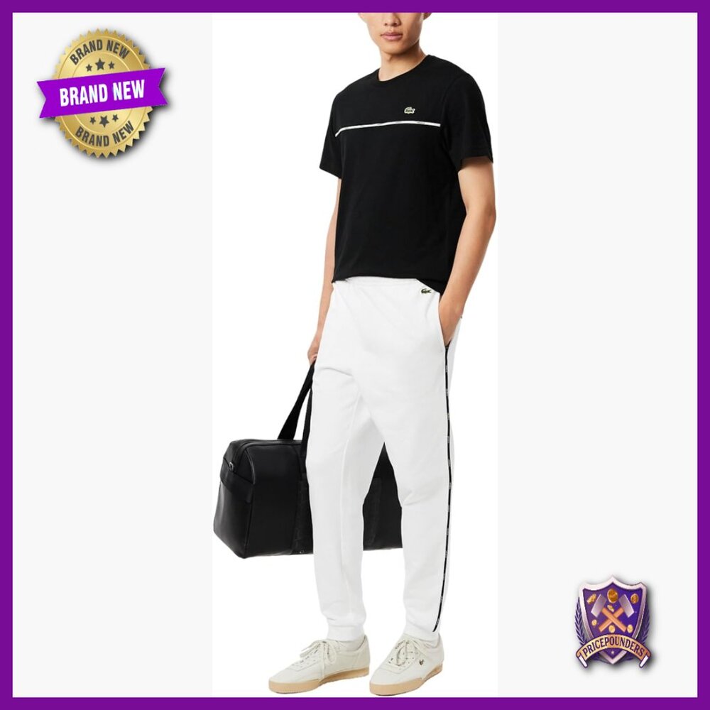 Men's Tapered Fit Trackpants, Athletic Sweatpants, Cotton Blend